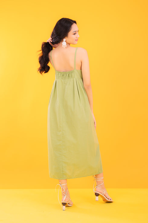 GS Summer: Reese Linen Spaghetti Dress